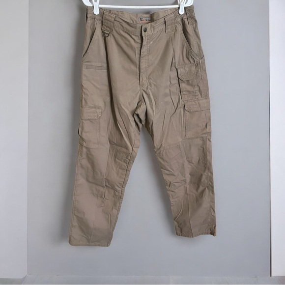 5.11 Tactical Men’s ABR Pro Cargo Carpenter Utility Khaki Pants 36 x 34 - Picture 3 of 5